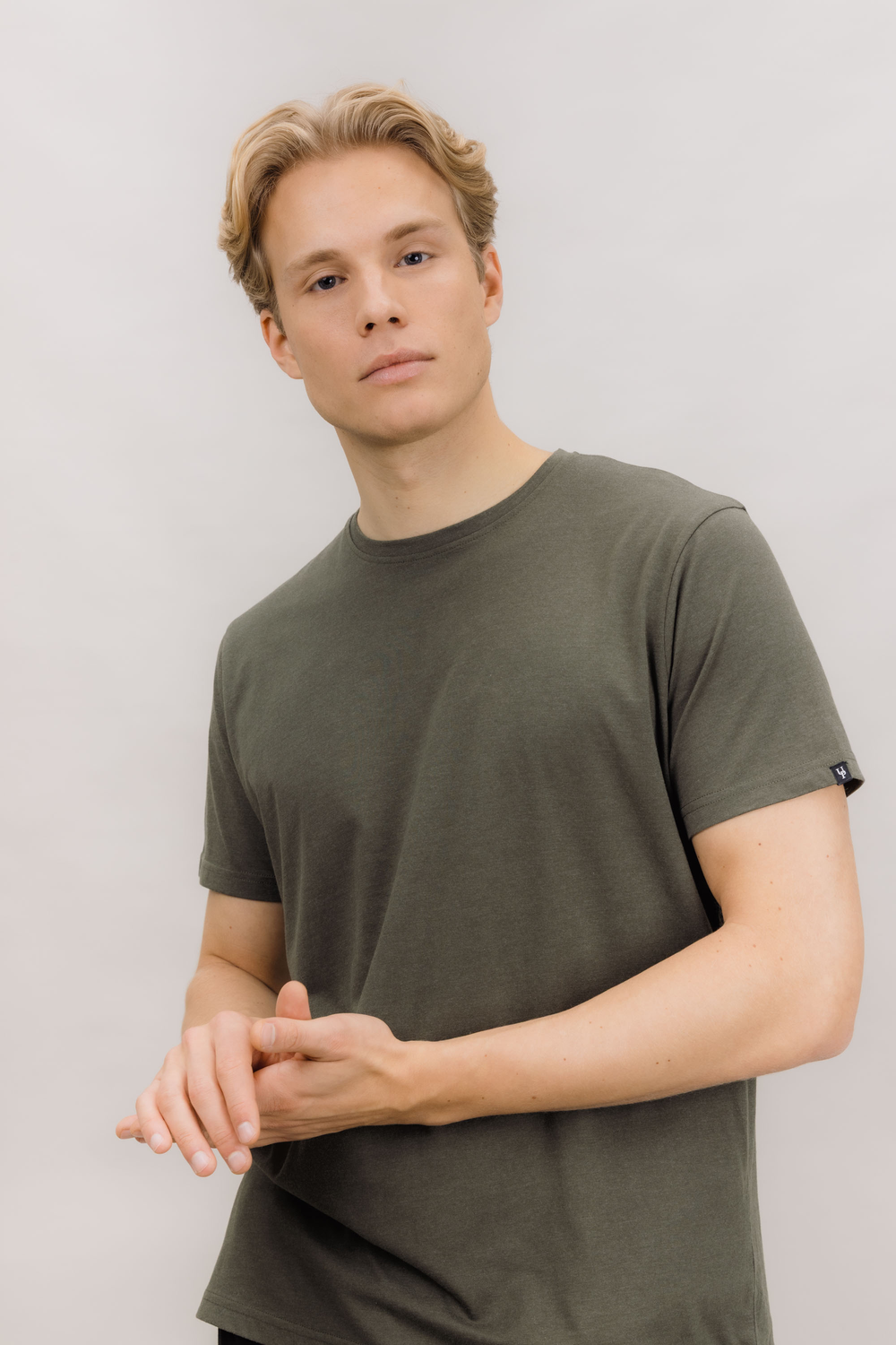 Urban Pioneers Male Niklas Basic Tee T-SHIRT FOREST NIGHT