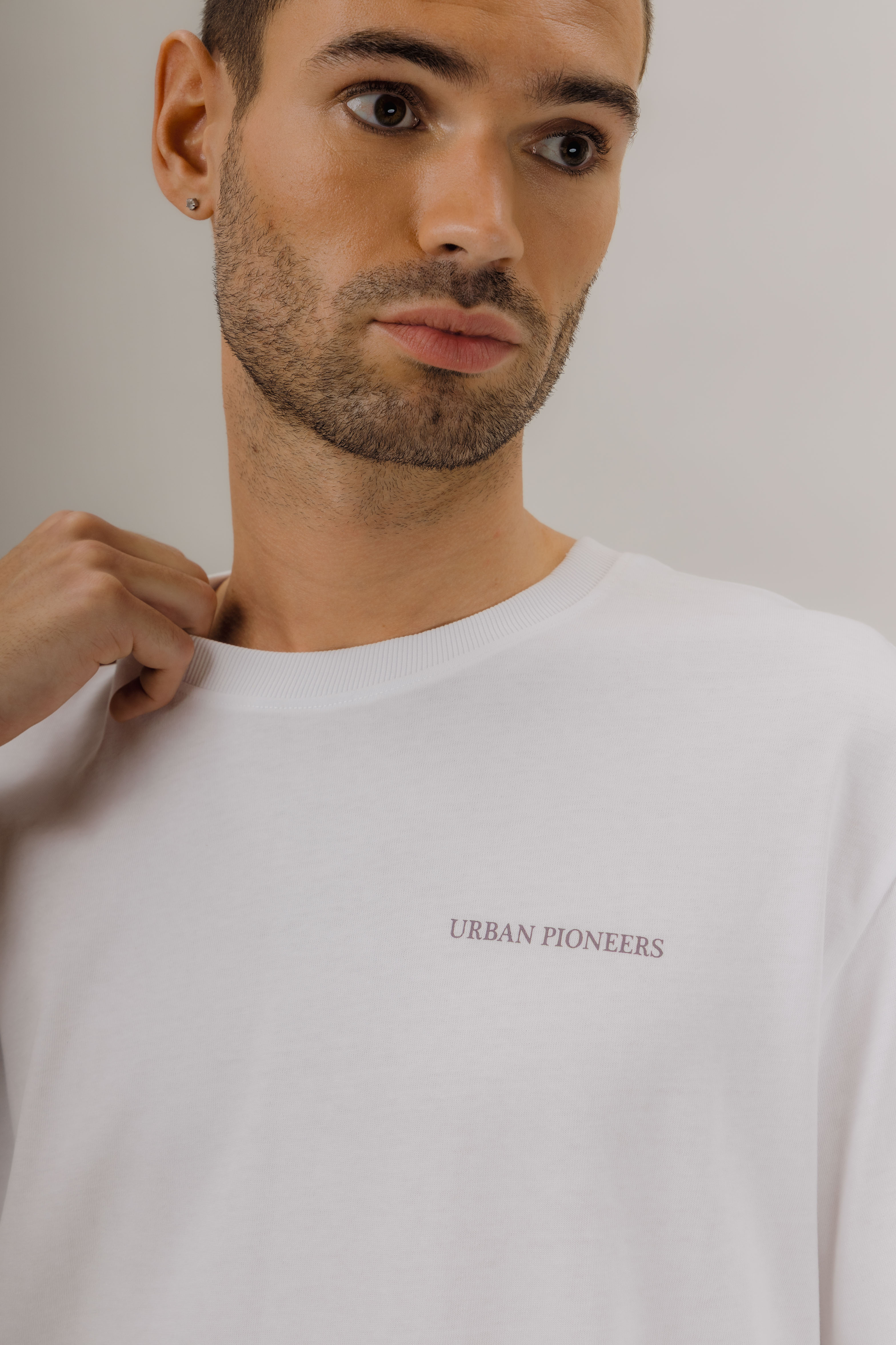 Urban Pioneers Male Northern Tee T-SHIRT WHITE FOX