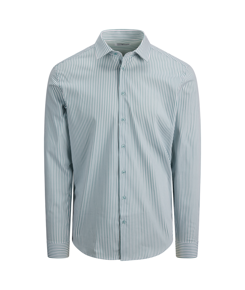 Urban Pioneers Male Obazi Shirt LS SHIRT WHITE/LIGHT GREEN