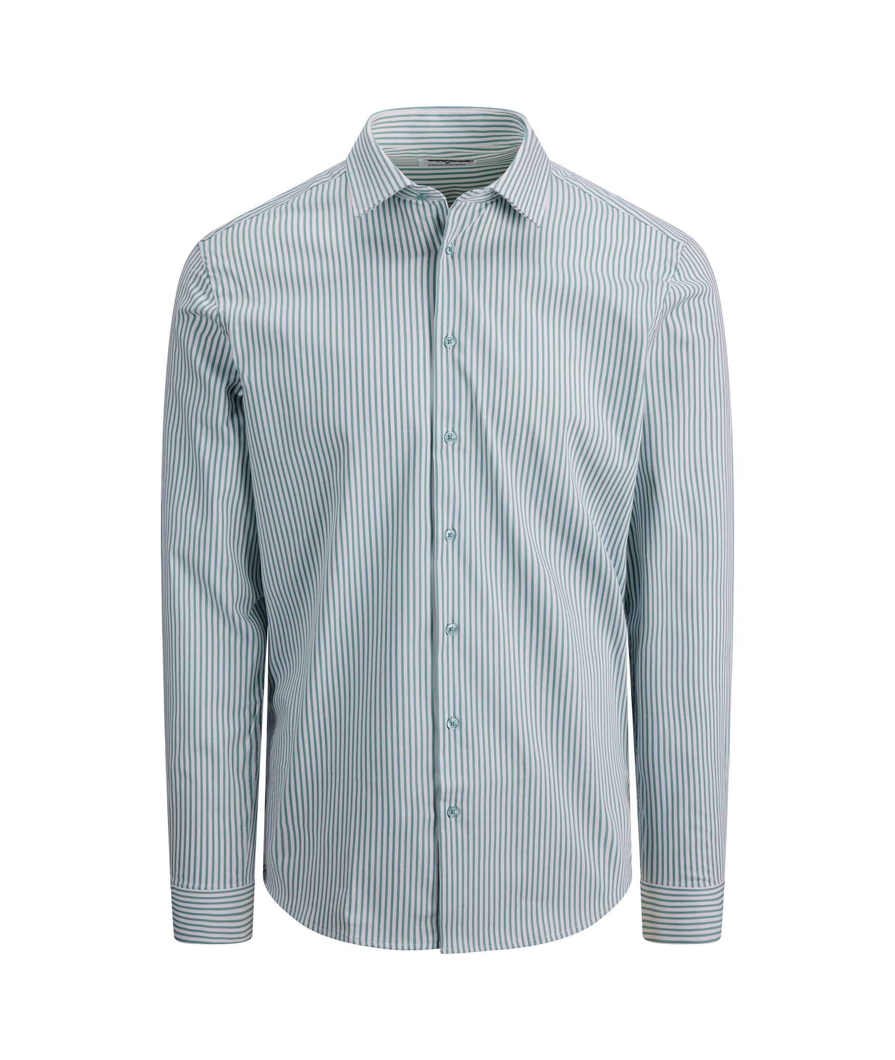 Urban Pioneers Male Obazi Shirt LS SHIRT WHITE/LIGHT GREEN