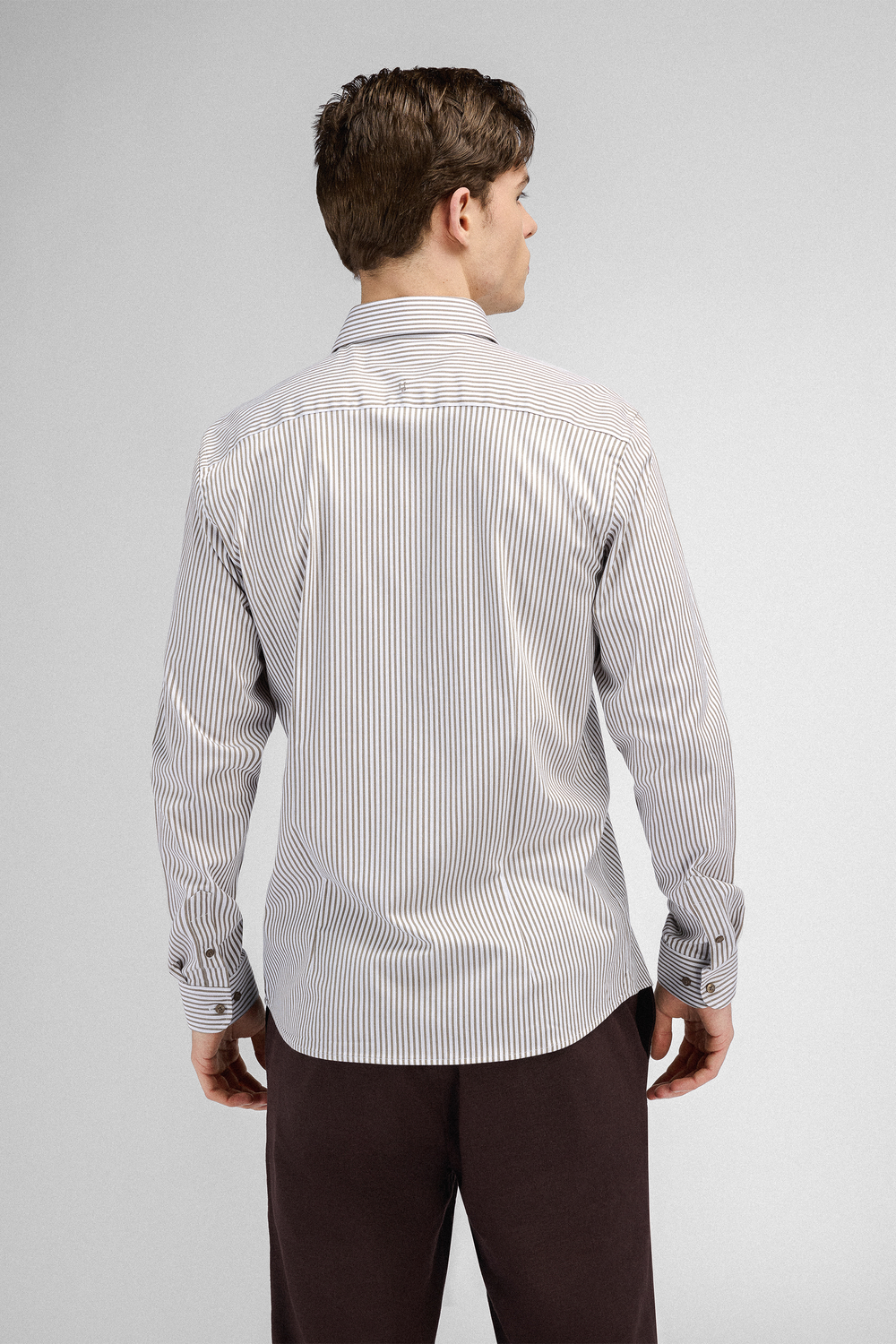 Urban Pioneers Male Obazi Shirt LS SHIRT WHITE/SILVER MINK