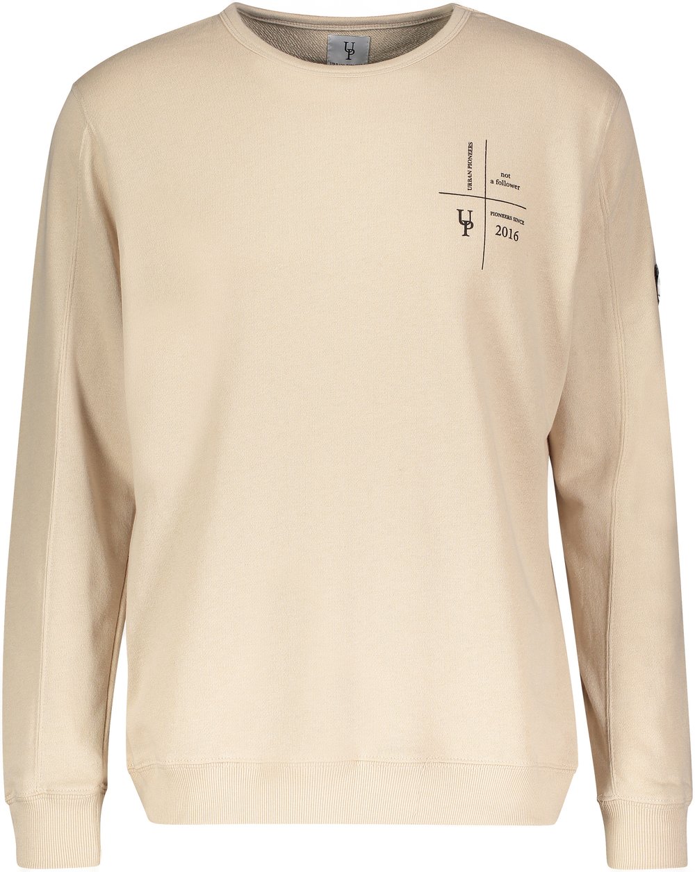 Urban Pioneers Male Onkel Crew Neck SWEATER SAND
