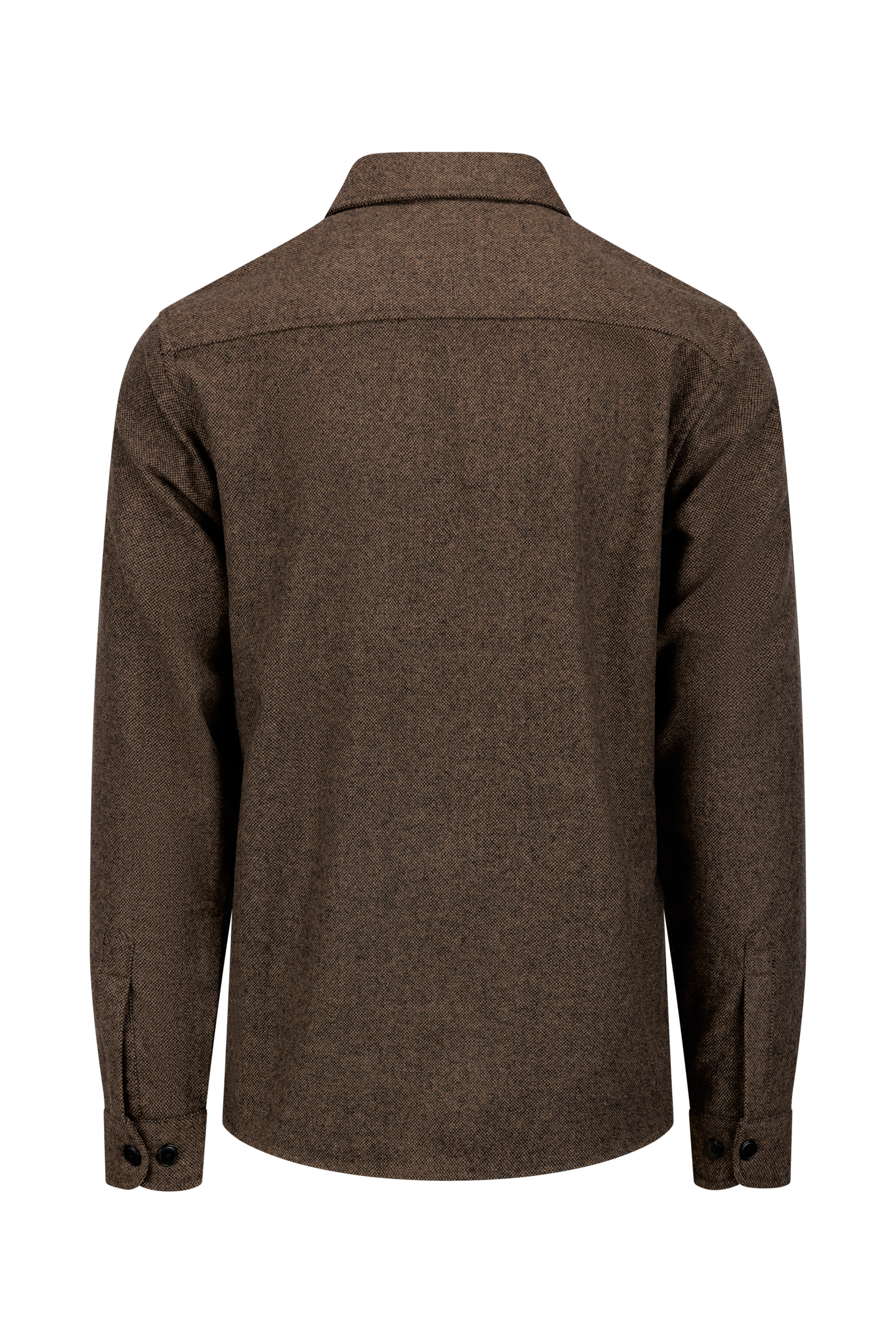 Urban Pioneers Male Oskar Wool Shirt SHIRT MID BROWN