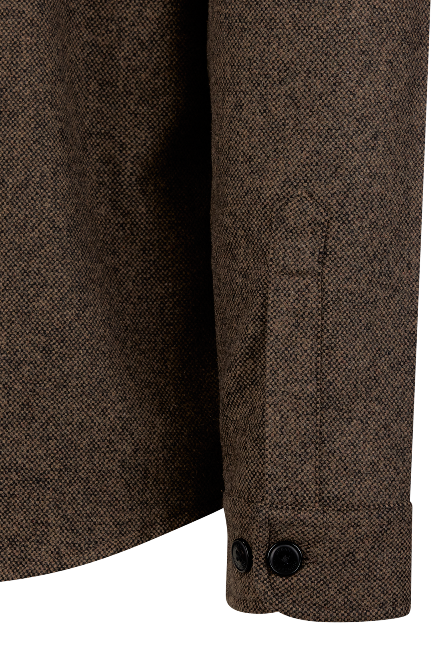 Urban Pioneers Male Oskar Wool Shirt SHIRT MID BROWN