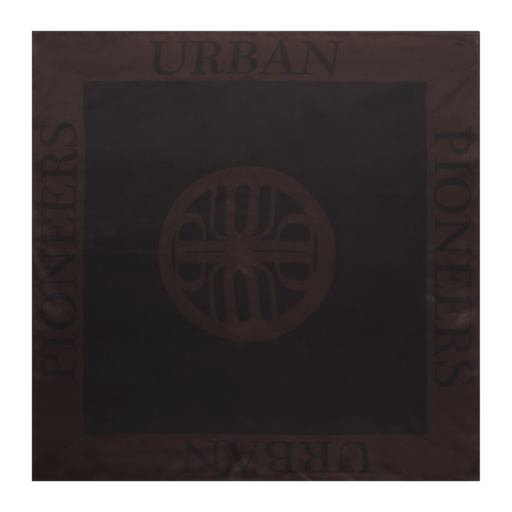 Urban Pioneers Uni Palma Silk SCARF BLACK COFFEE