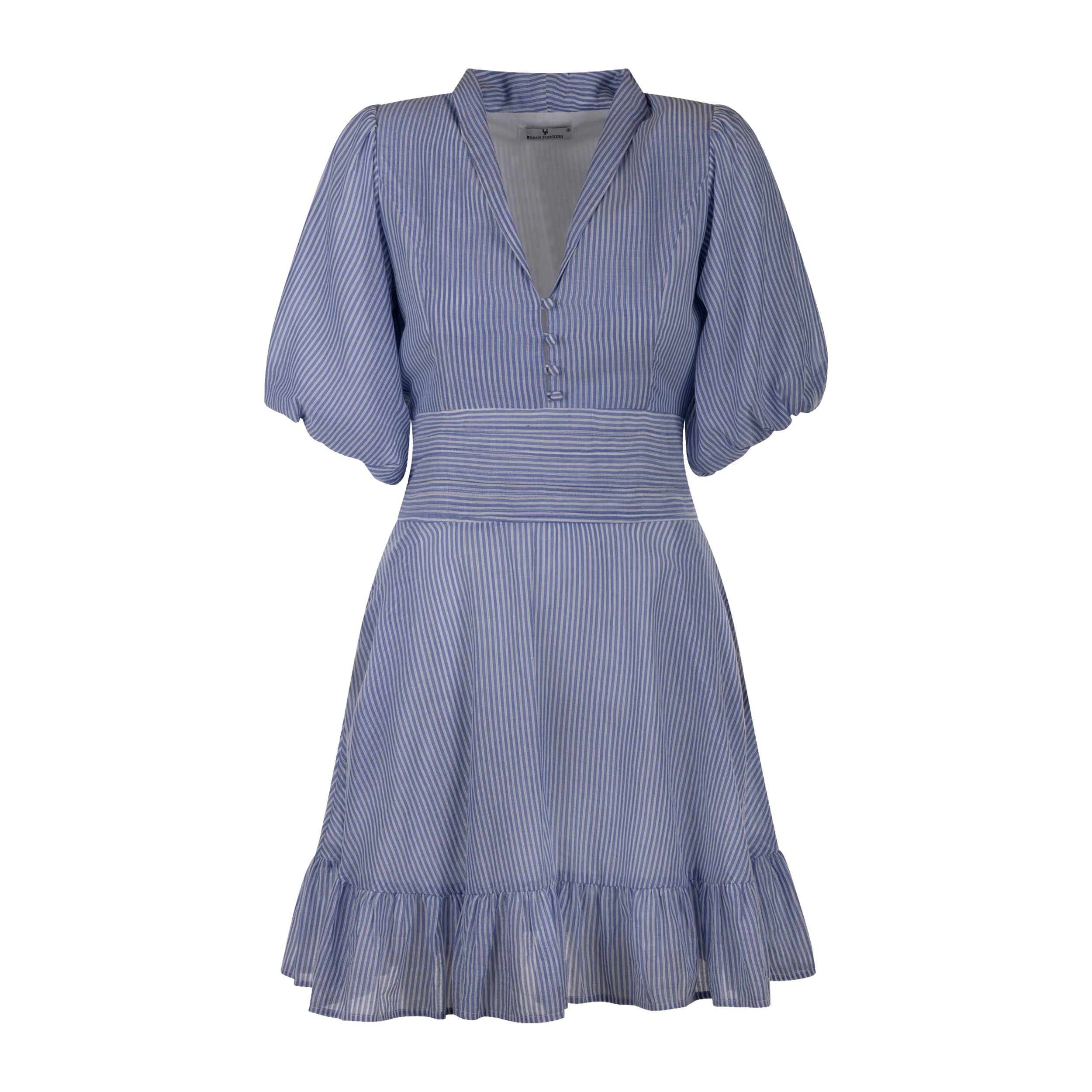 Urban Pioneers Female Papira Dress DRESS BLUE STRIPES