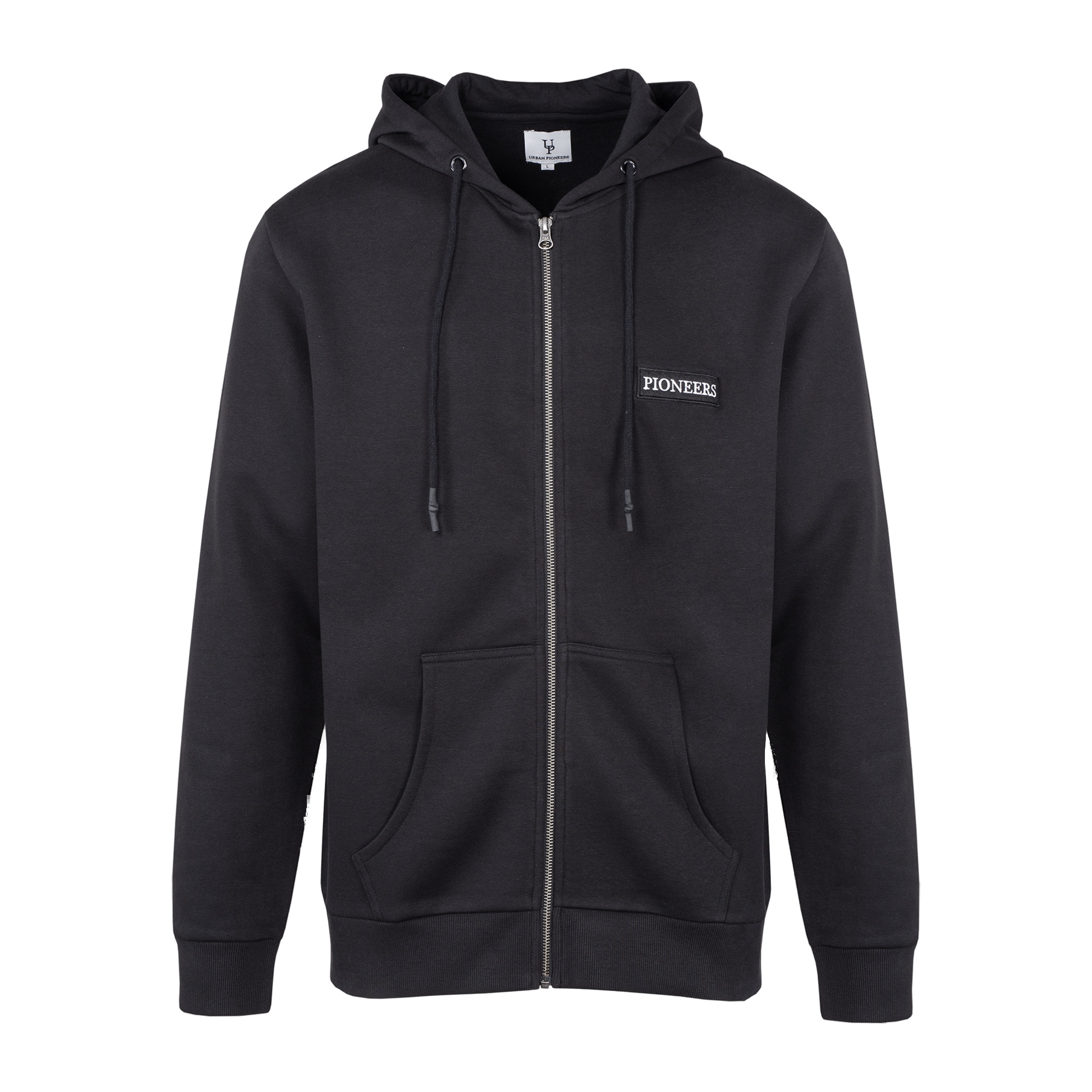 Urban Pioneers Male Parley Zip Hoodie  BLACK