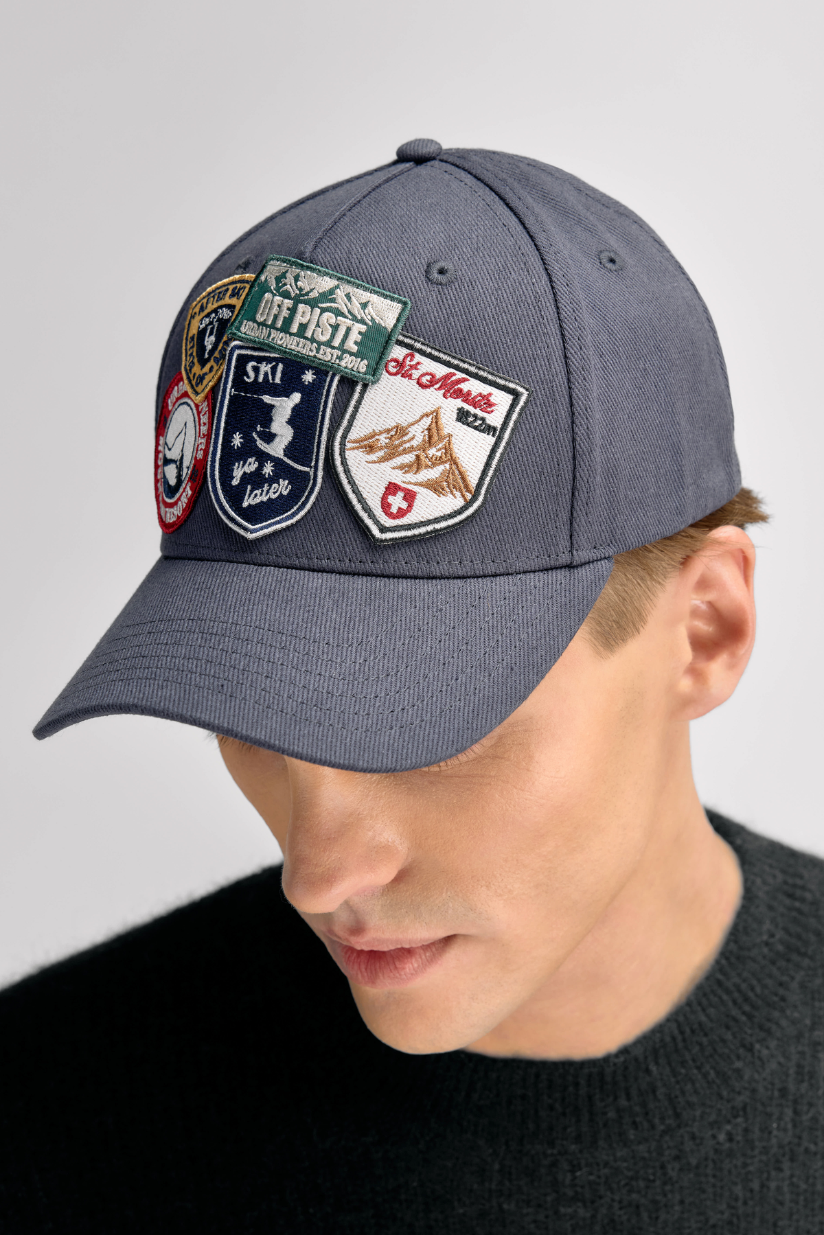 Urban Pioneers Uni Patches Cap CAP DARK NAVY