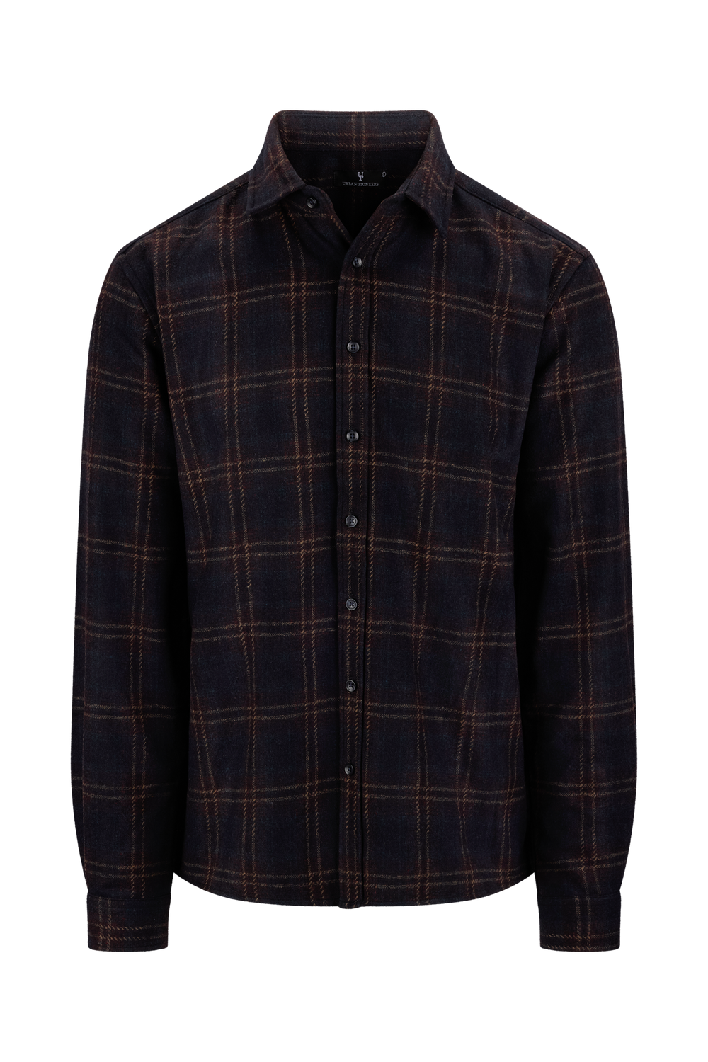 Urban Pioneers Male Piero Wool Shirt SHIRT NAVY CHECK