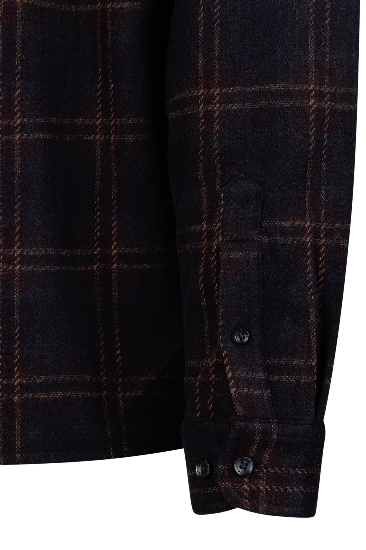 Urban Pioneers Male Piero Wool Shirt SHIRT NAVY CHECK