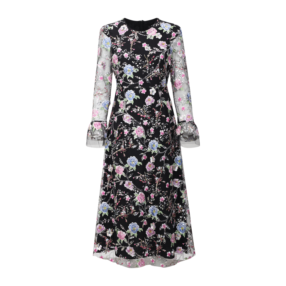 Urban Pioneers Female Queenie Dress DRESS BLACK MULTI