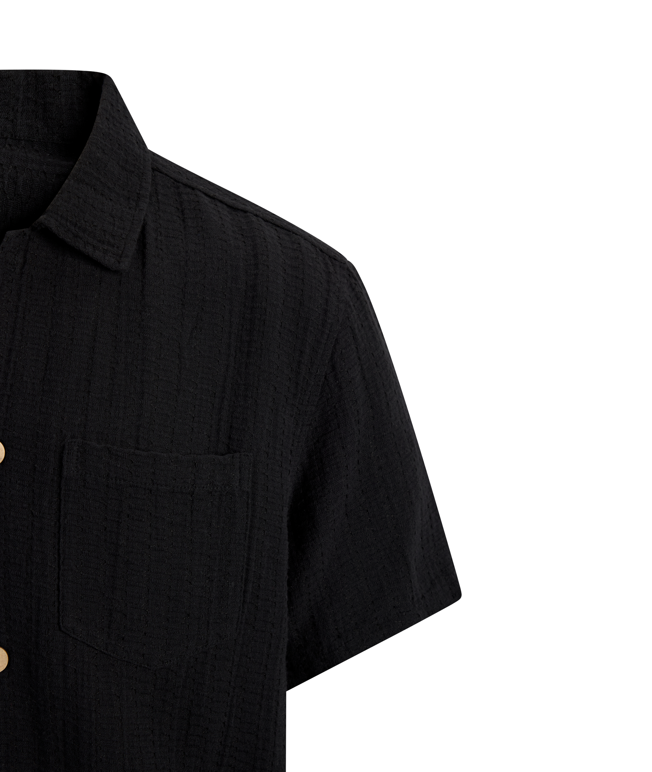 Urban Pioneers Male Reggie SS Shirt SS SHIRT BLACK