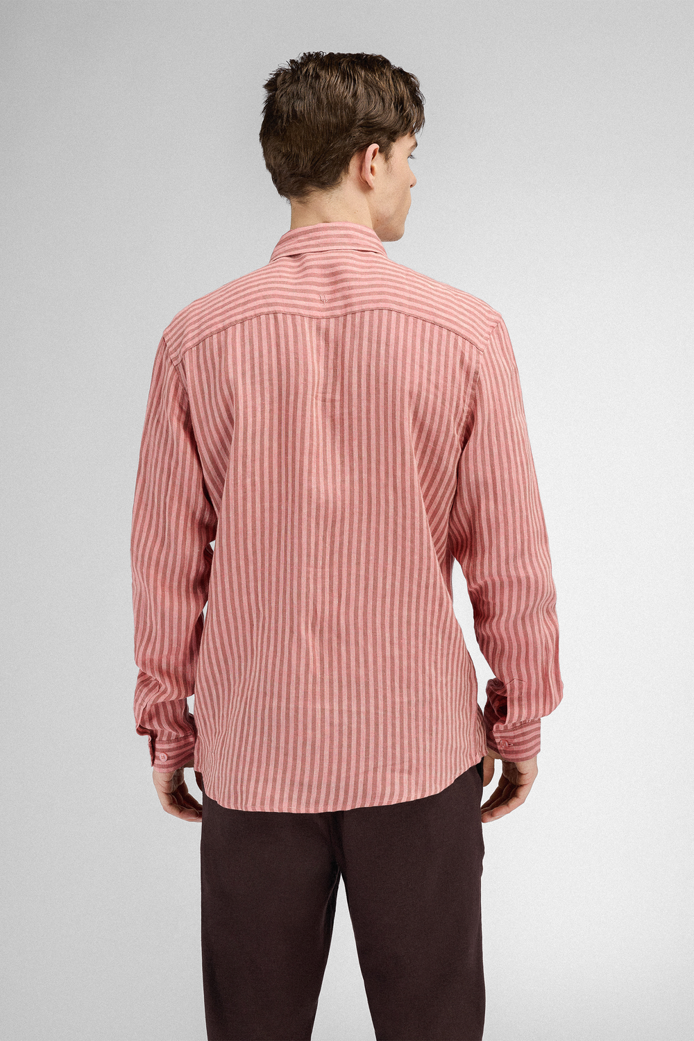 Urban Pioneers Male Renato LS Shirt SHIRT WASHED RED
