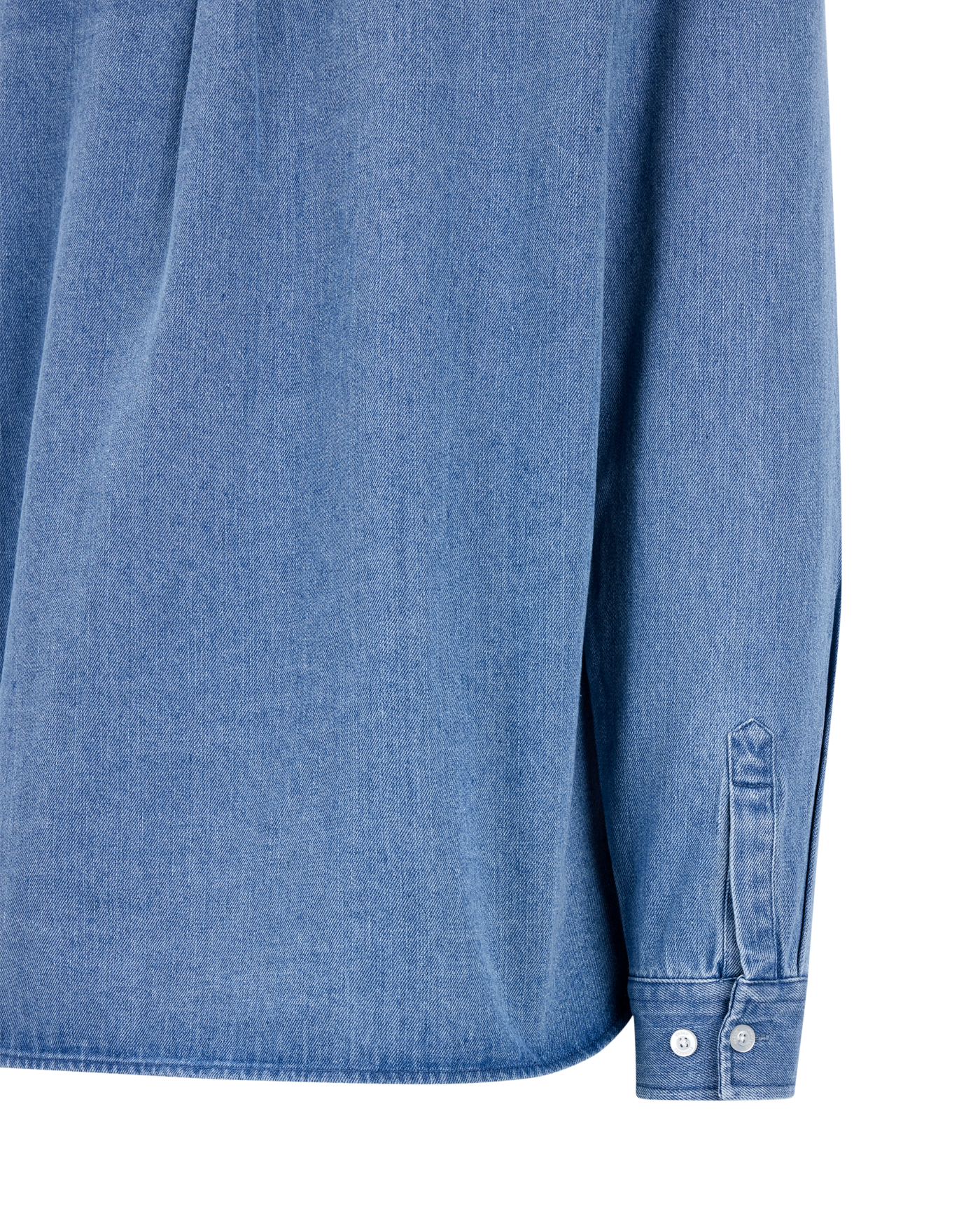 Urban Pioneers Male Rocco LS Shirt SHIRT LIGHT BLUE DENIM