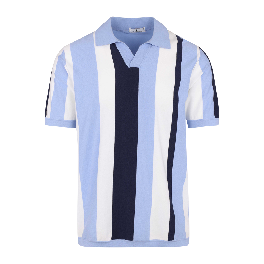 Urban Pioneers Male Romain Pique PIQUE BLUE MULTI