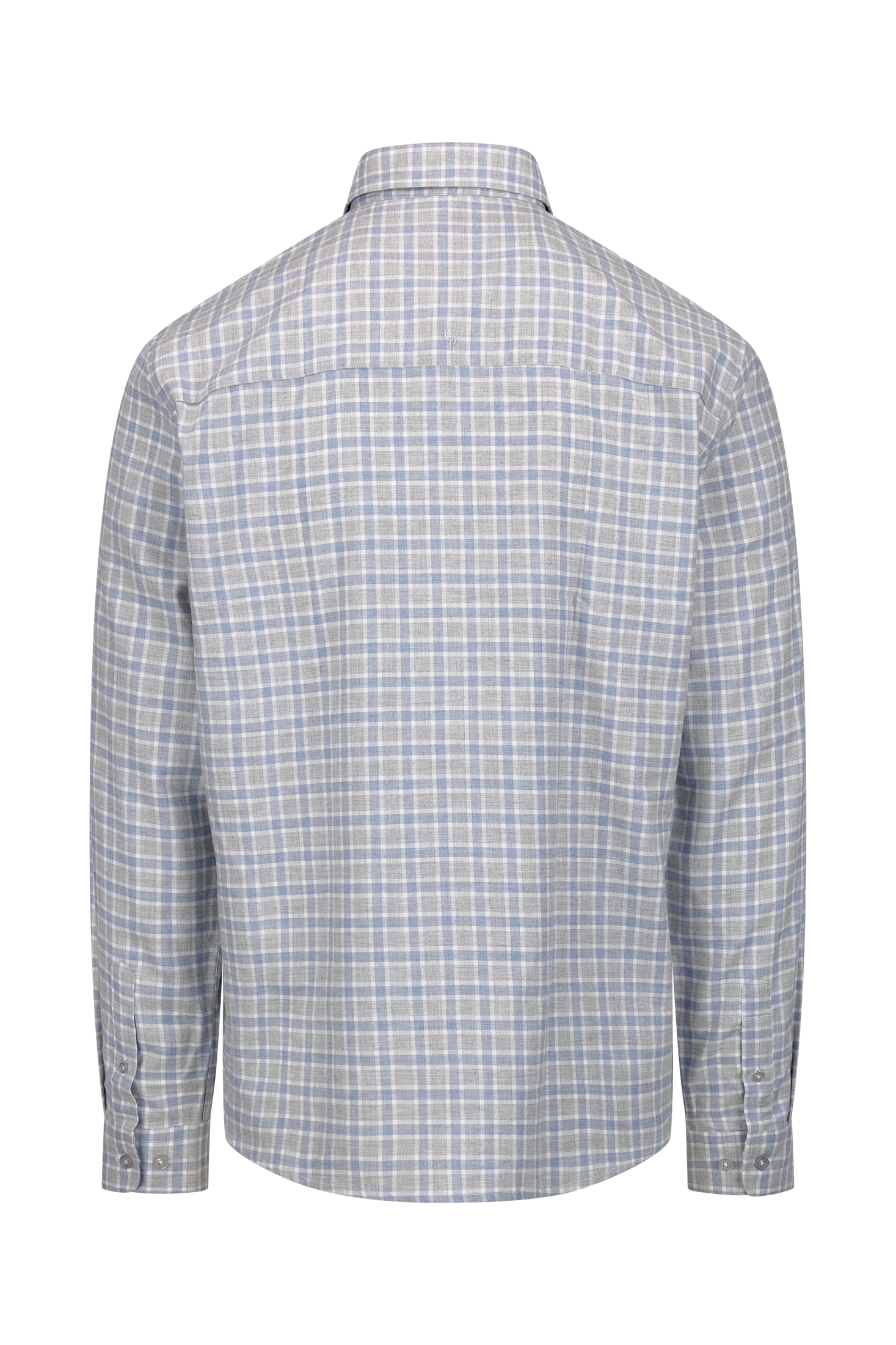 Urban Pioneers Male Ronald LS Shirt SHIRT LIGHT BLUE CHECK