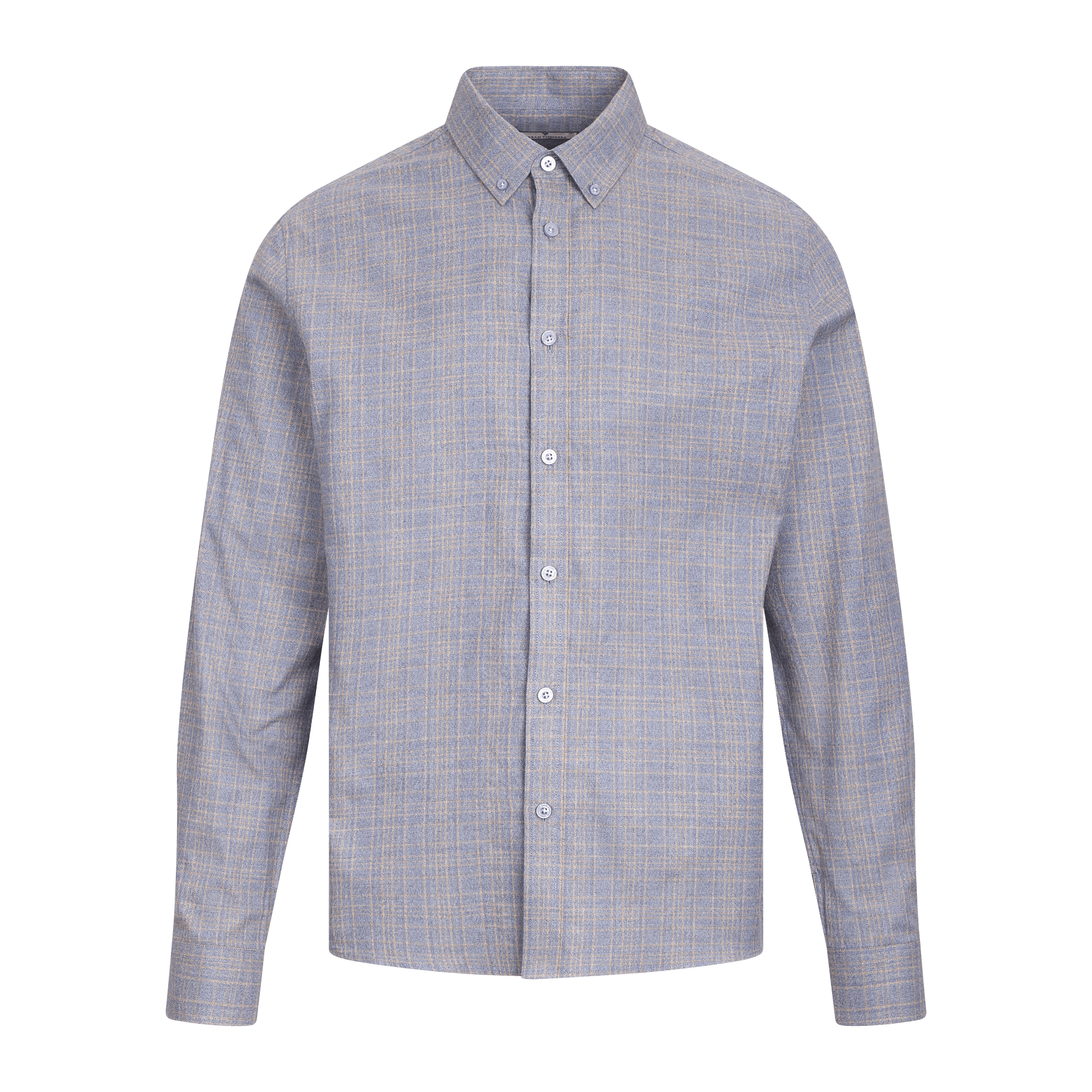 Urban Pioneers Male Ronald LS Shirt SHIRT YELLOW CHECK