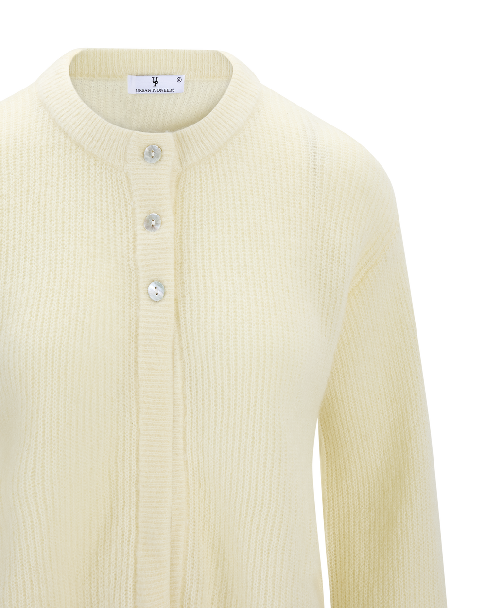 Urban Pioneers Female SANTINA CARDIGAN CARDIGAN PASTEL YELLOW