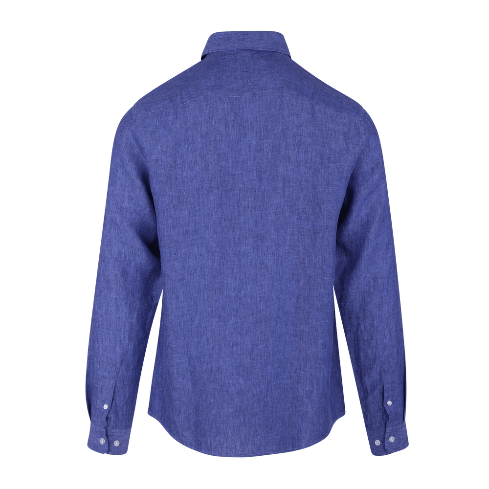 Urban Pioneers Male Salvatore LS SHIRT BLUE