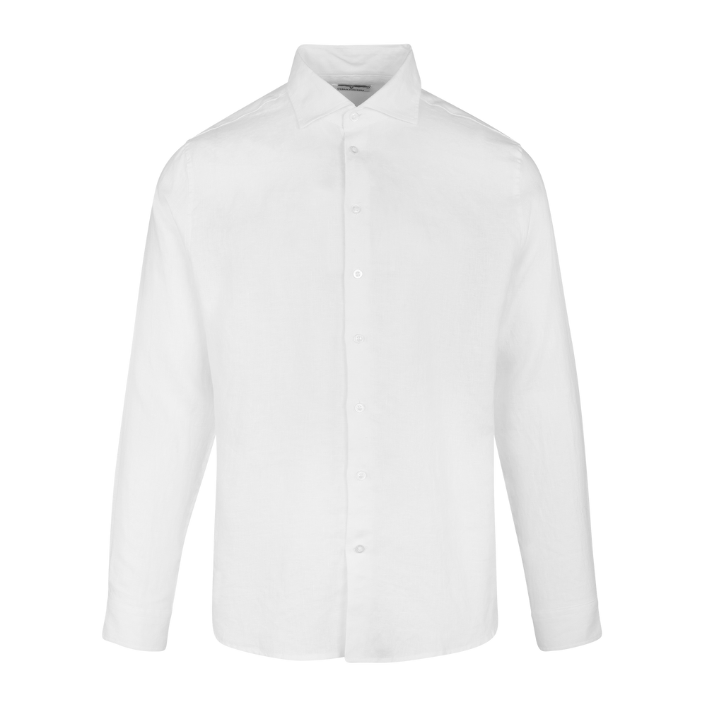 Urban Pioneers Male Salvatore LS SHIRT WHITE