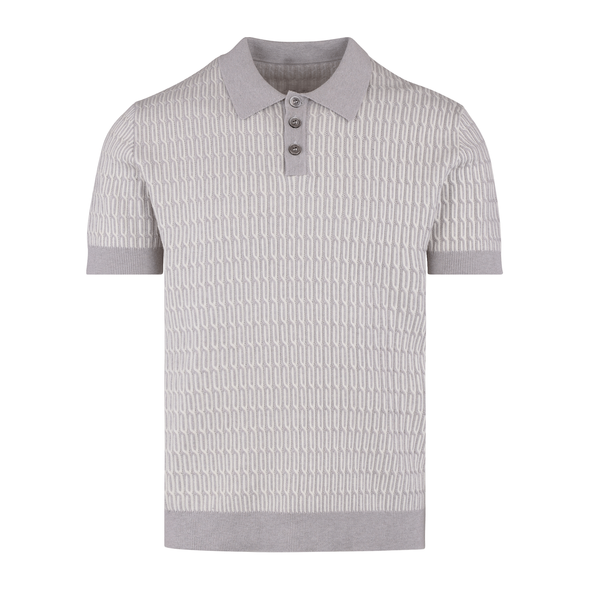 Urban Pioneers Male Santino Pique PIQUE LIGHT GREY