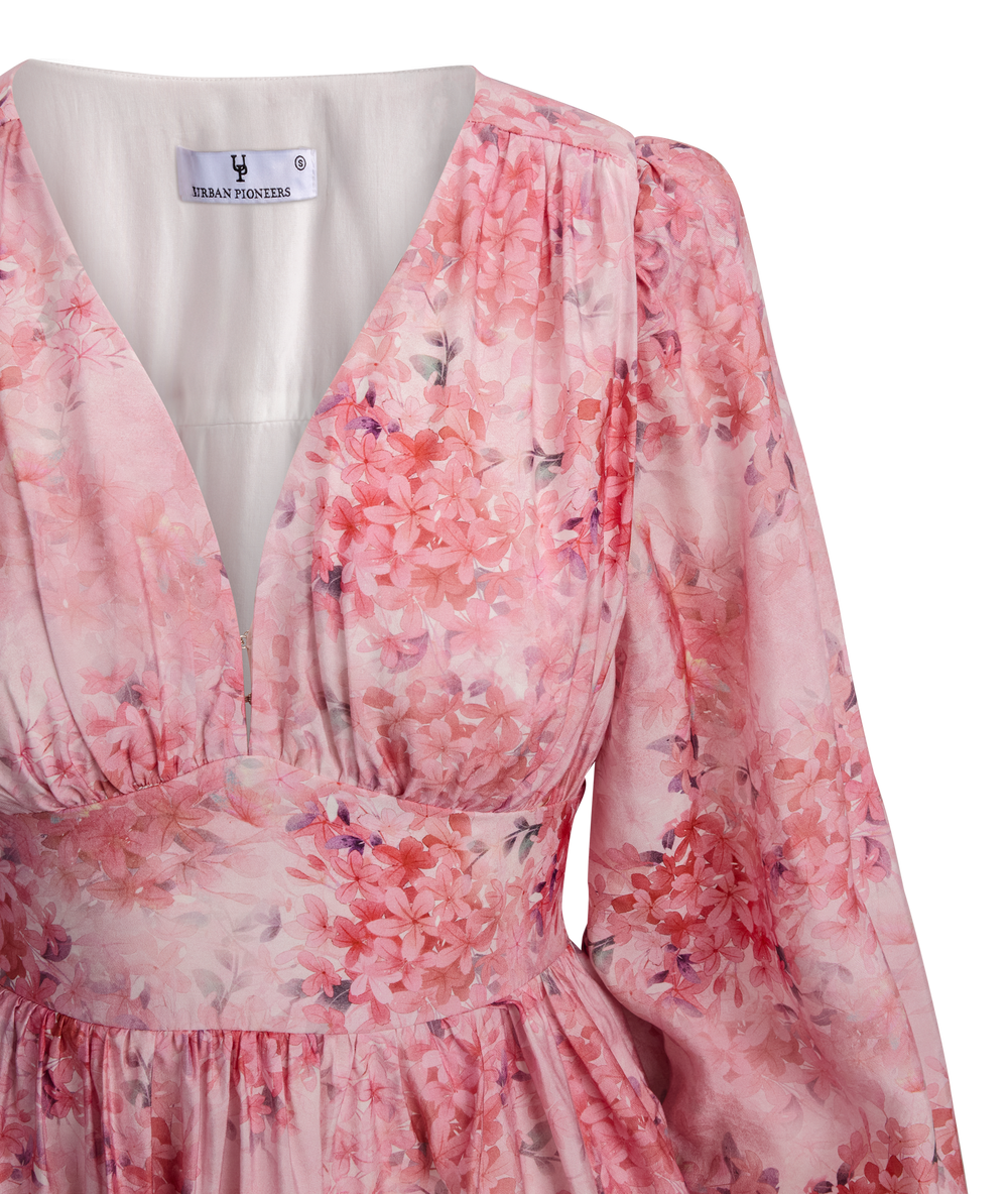 Urban Pioneers Female Sasha Dress DRESS PINK FLOWER AOP