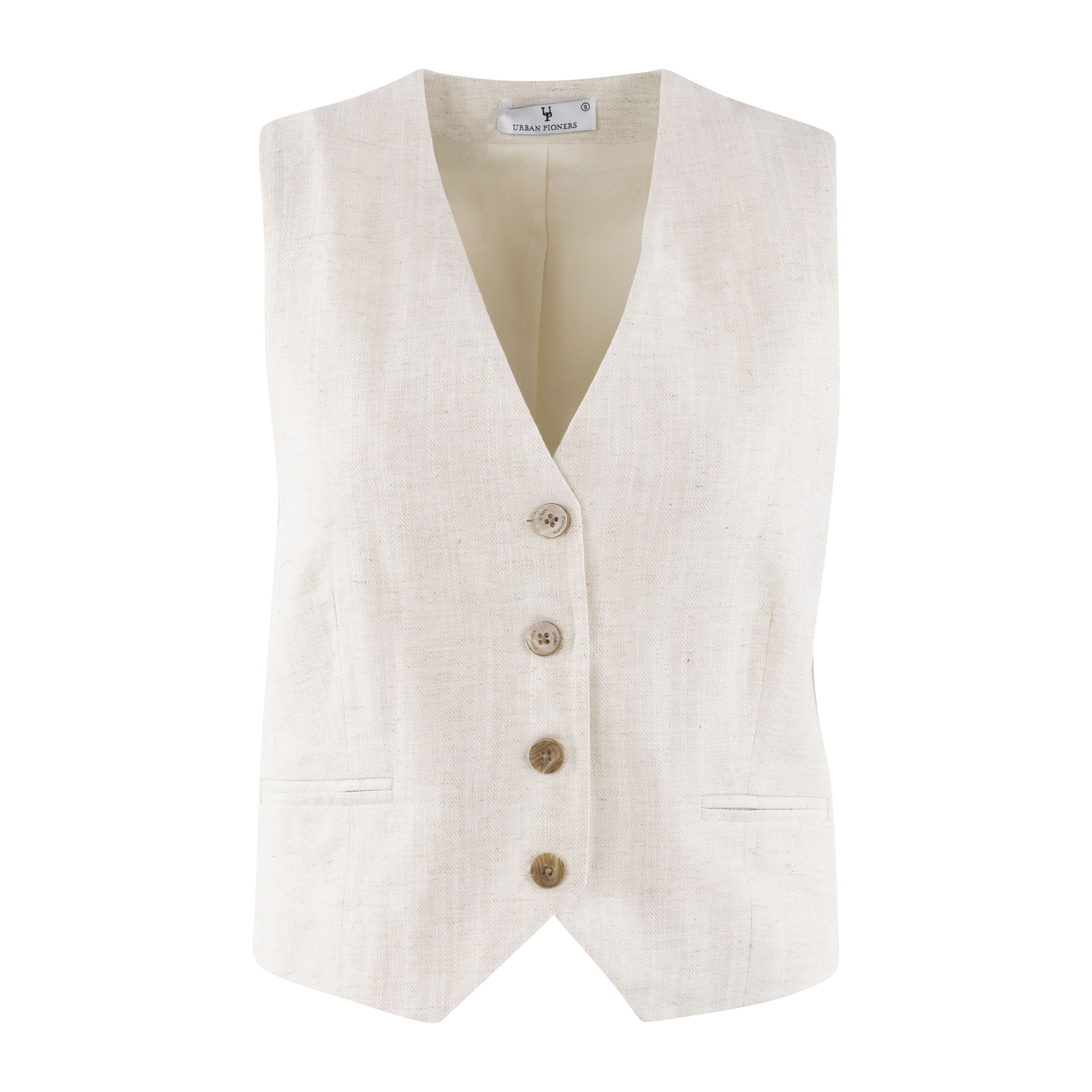 Urban Pioneers Female Selena Waistcoat VEST LIGHT SAND