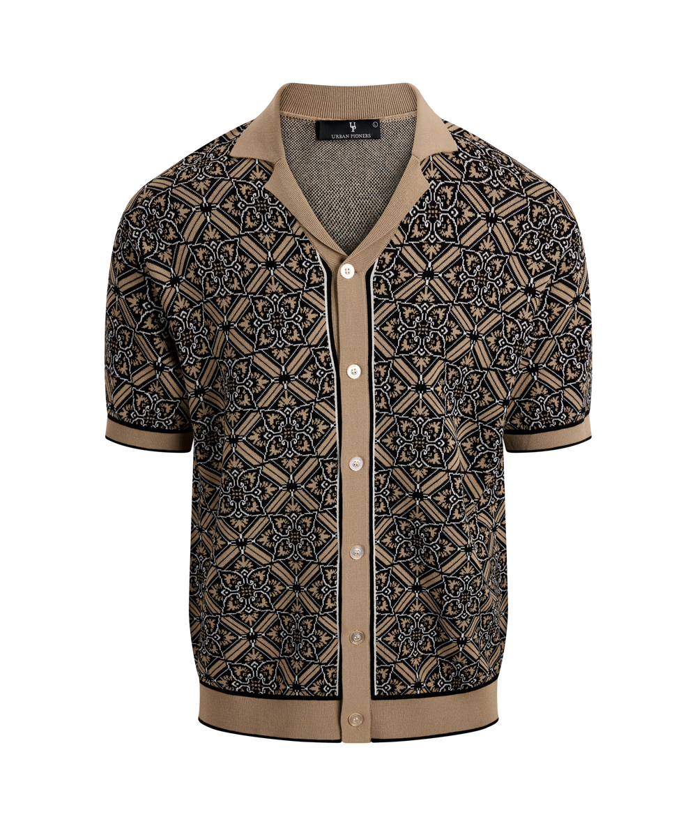 Urban Pioneers Male Silvio SS Shirt SS SHIRT SAND