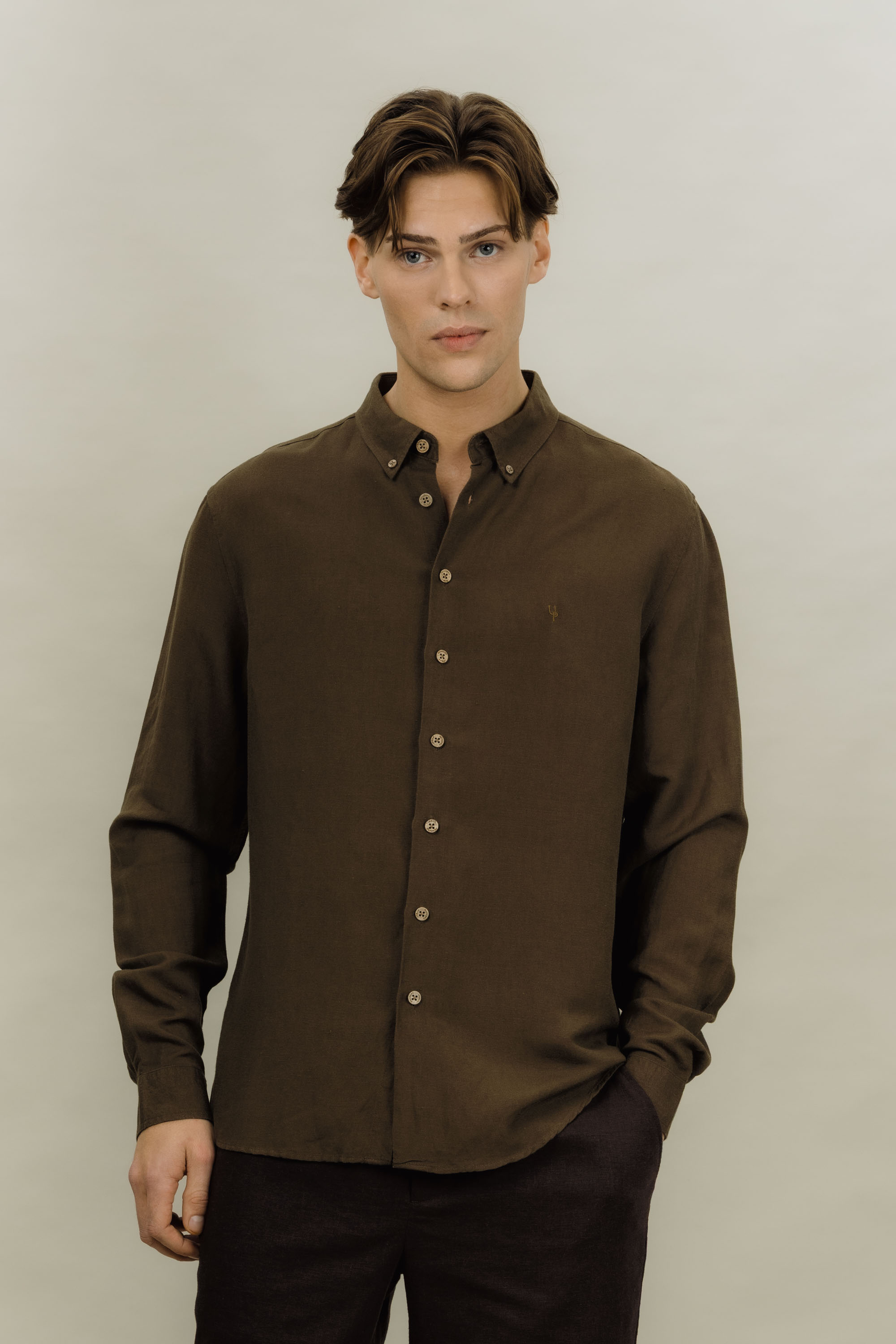 Urban Pioneers Male Stephan LS Shirt SHIRT AFTER DARK