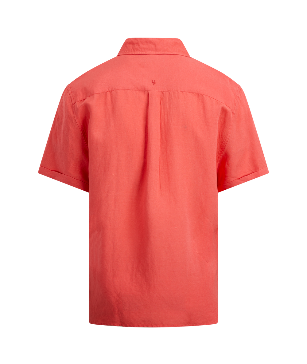 Urban Pioneers Male Stephan SS Shirt SS SHIRT WASHED RED