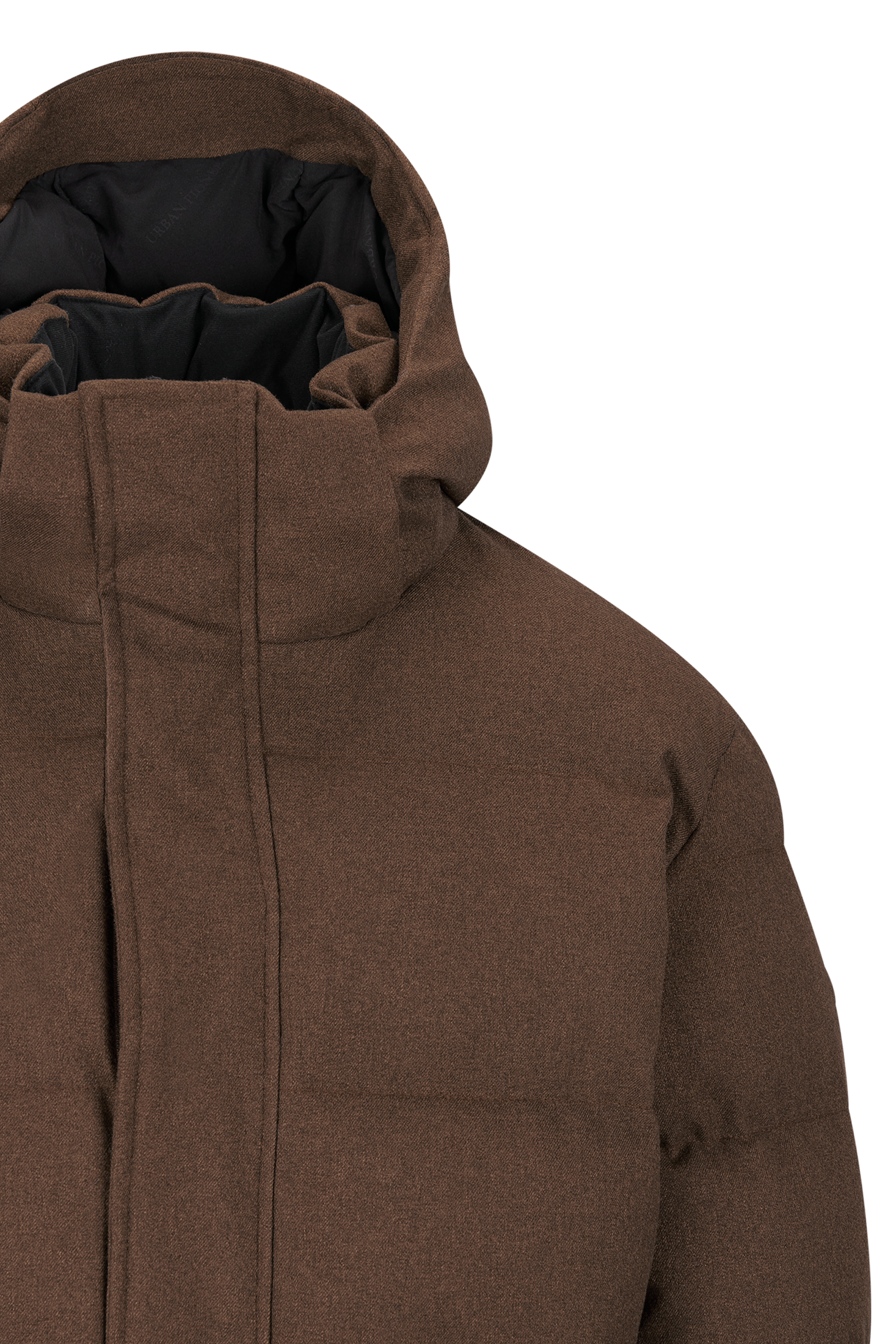 Urban Pioneers Male Sterling Padded Parka JACKET MID BROWN