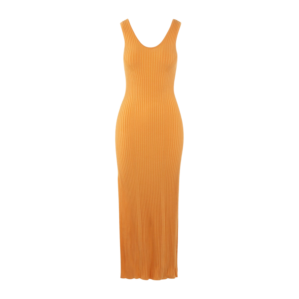 Urban Pioneers Female Stine midi DRESS WARM APRICOT