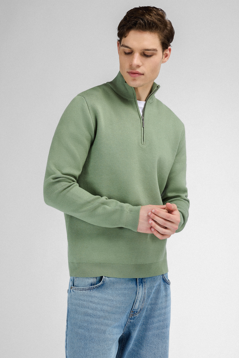 Urban Pioneers Male Succa Half-zip SWEATER
