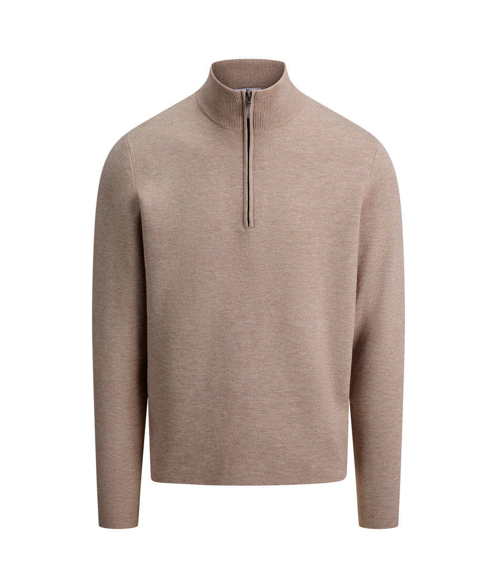 Urban Pioneers Male Succa Half-zip SWEATER LIGHT SAND