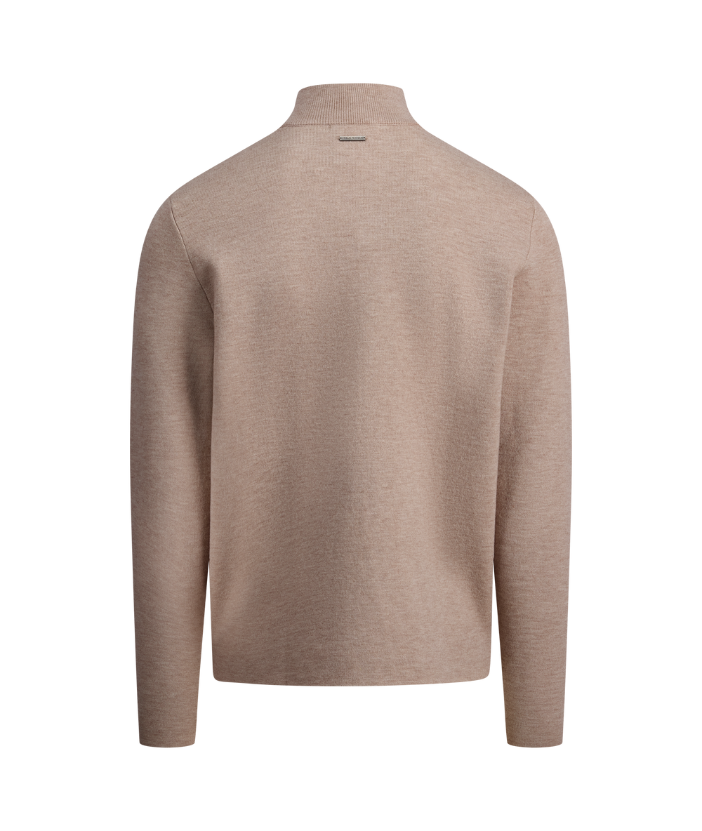 Urban Pioneers Male Succa Half-zip SWEATER LIGHT SAND