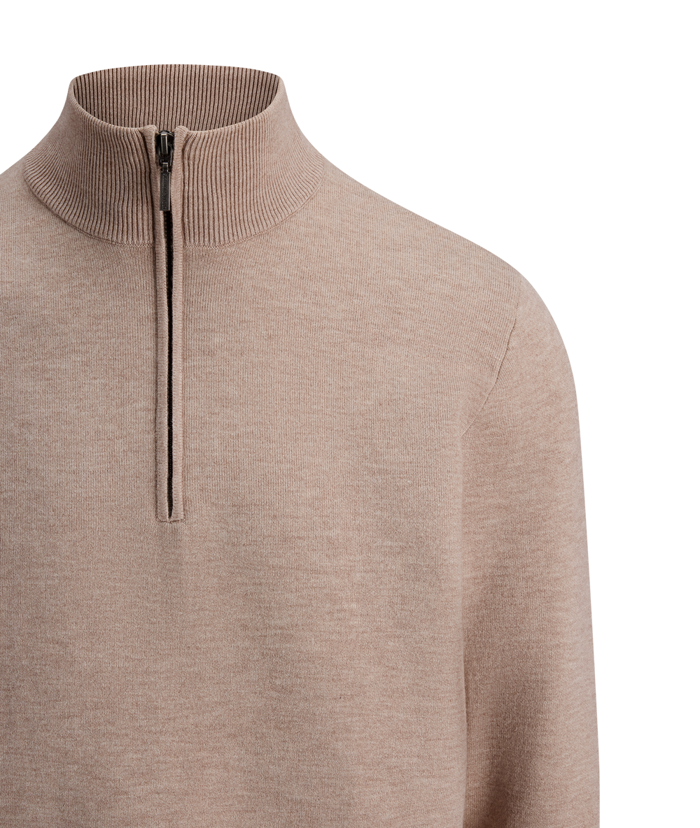Urban Pioneers Male Succa Half-zip SWEATER LIGHT SAND