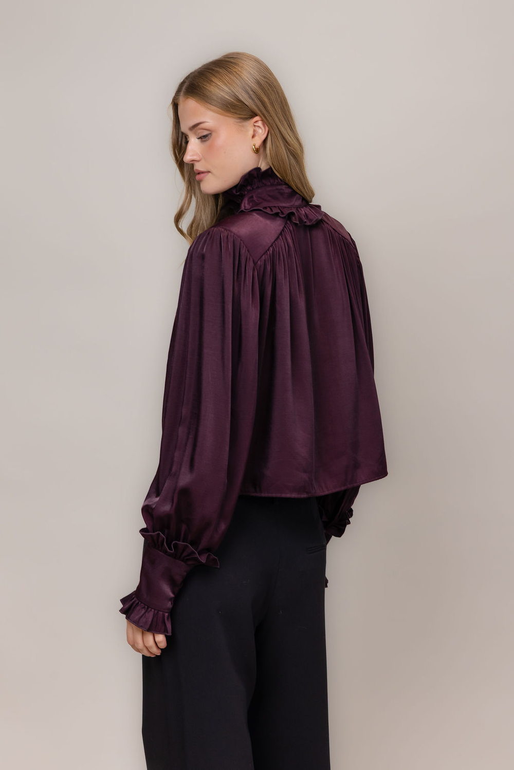 Urban Pioneers Female Sunita Blouse BLOUSE DEEP CHERRY