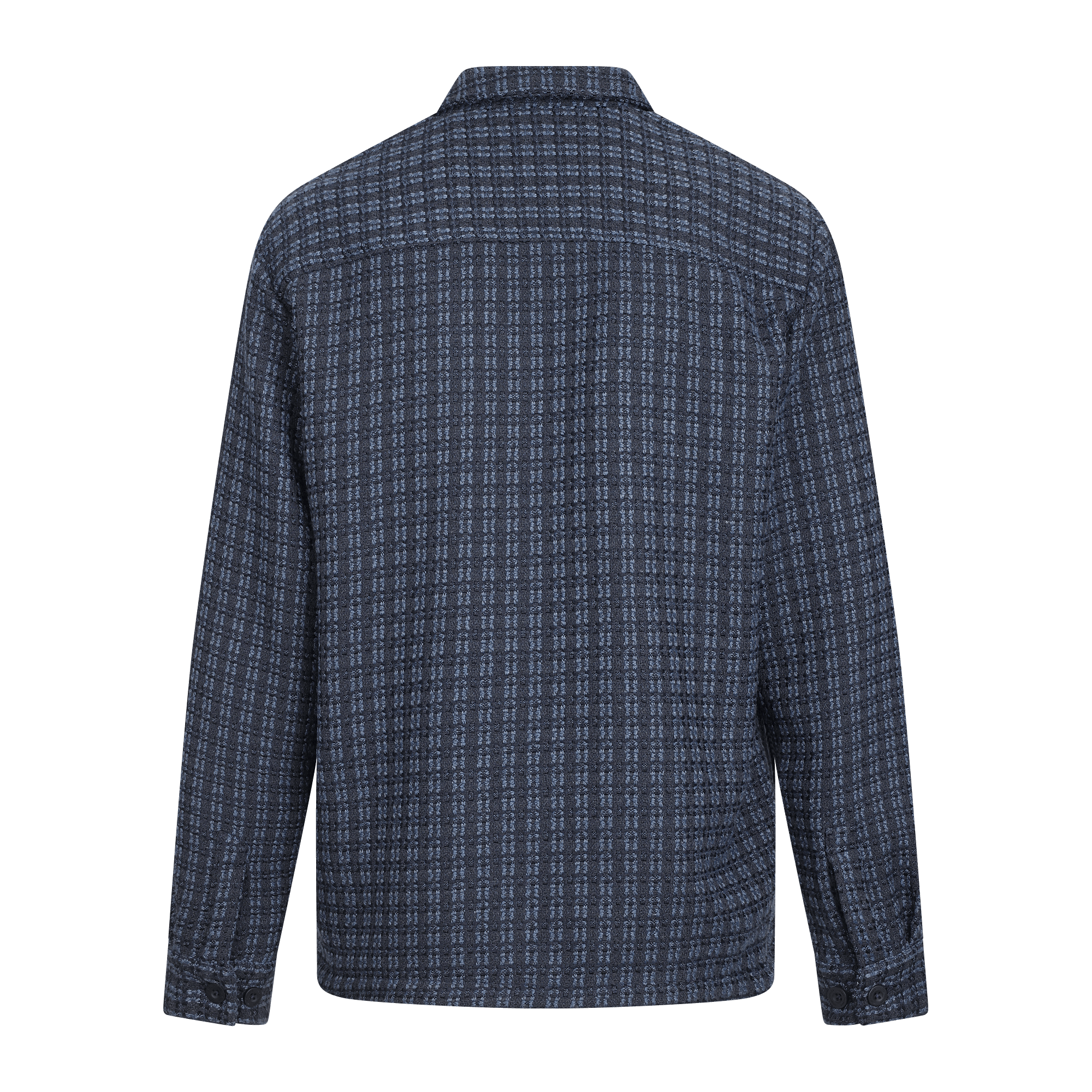 Urban Pioneers Male Theon Overshirt SHIRT BLACK / BLUE