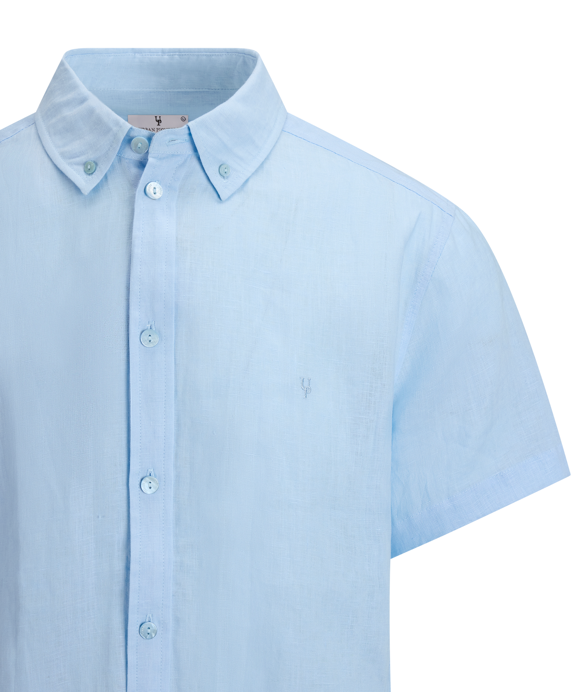 Urban Pioneers Male Thomas SS Shirt SS SHIRT LIGHT BLUE