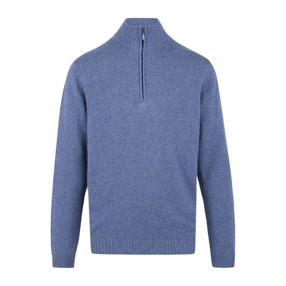 Urban Pioneers Male Tommi Half-zip SWEATER DENIM