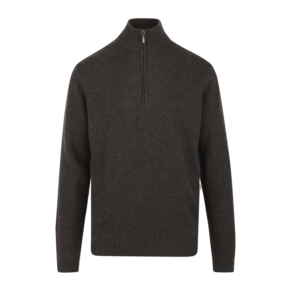 Urban Pioneers Male Tommi Half-zip SWEATER COFFEE