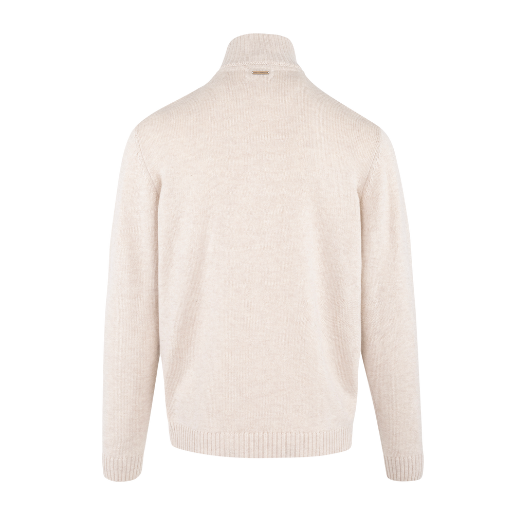 Urban Pioneers Male Tommi Half-zip SWEATER OATMEAL