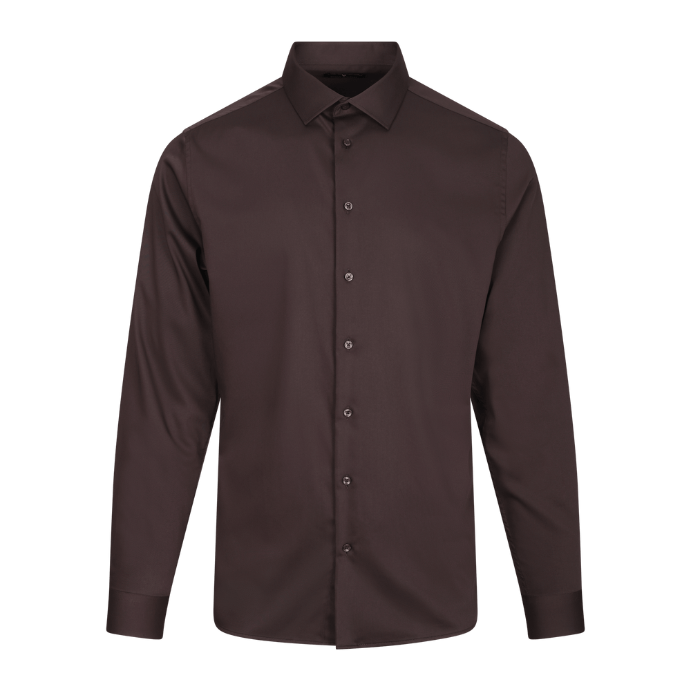 Urban Pioneers Male Totti LS Shirt SHIRT BLACK COFFEE