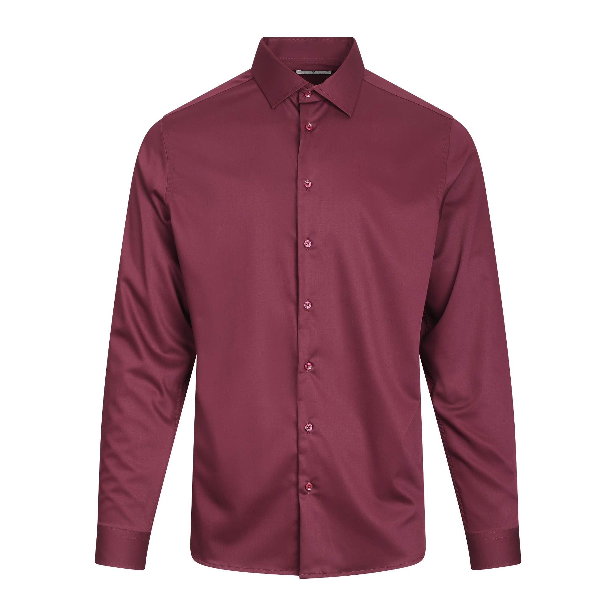 Urban Pioneers Male Totti LS Shirt SHIRT WINE