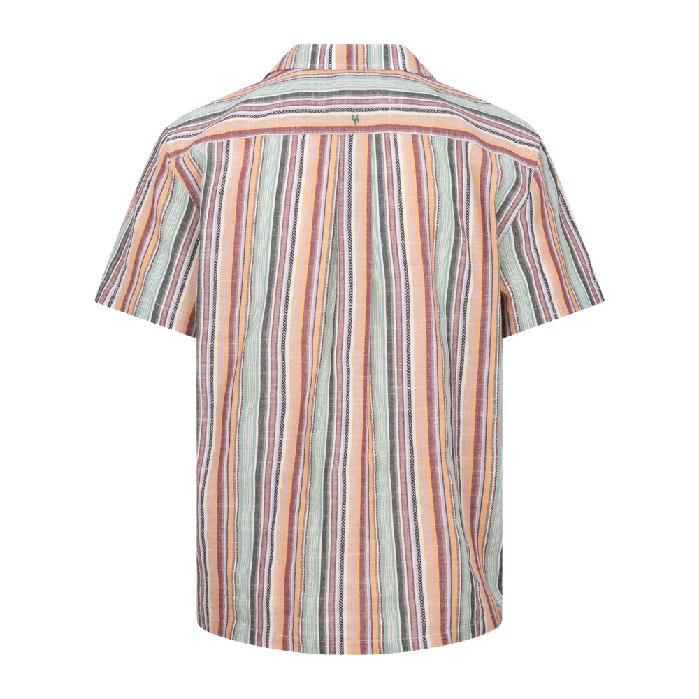 Urban Pioneers Male Tristan SS SHIRT MULTI STRIPE