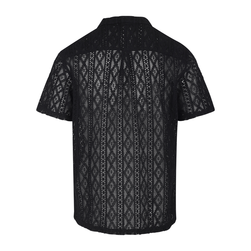 Urban Pioneers Male Valentino SS SHIRT BLACK