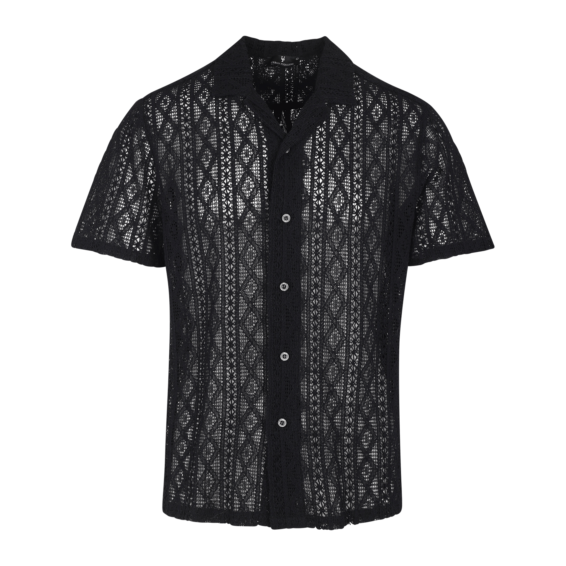 Urban Pioneers Male Valentino SS SHIRT BLACK