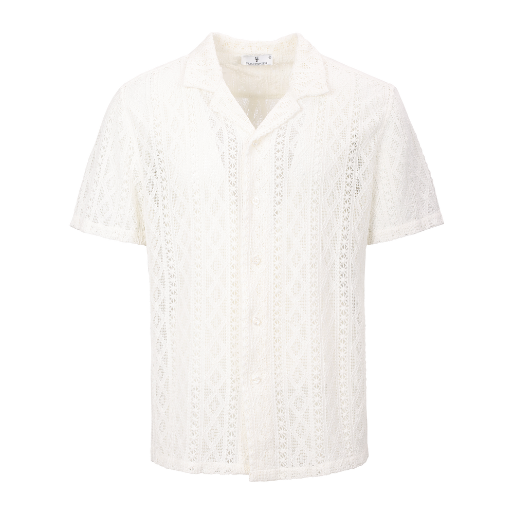 Urban Pioneers Male Valentino SS SHIRT WHITE