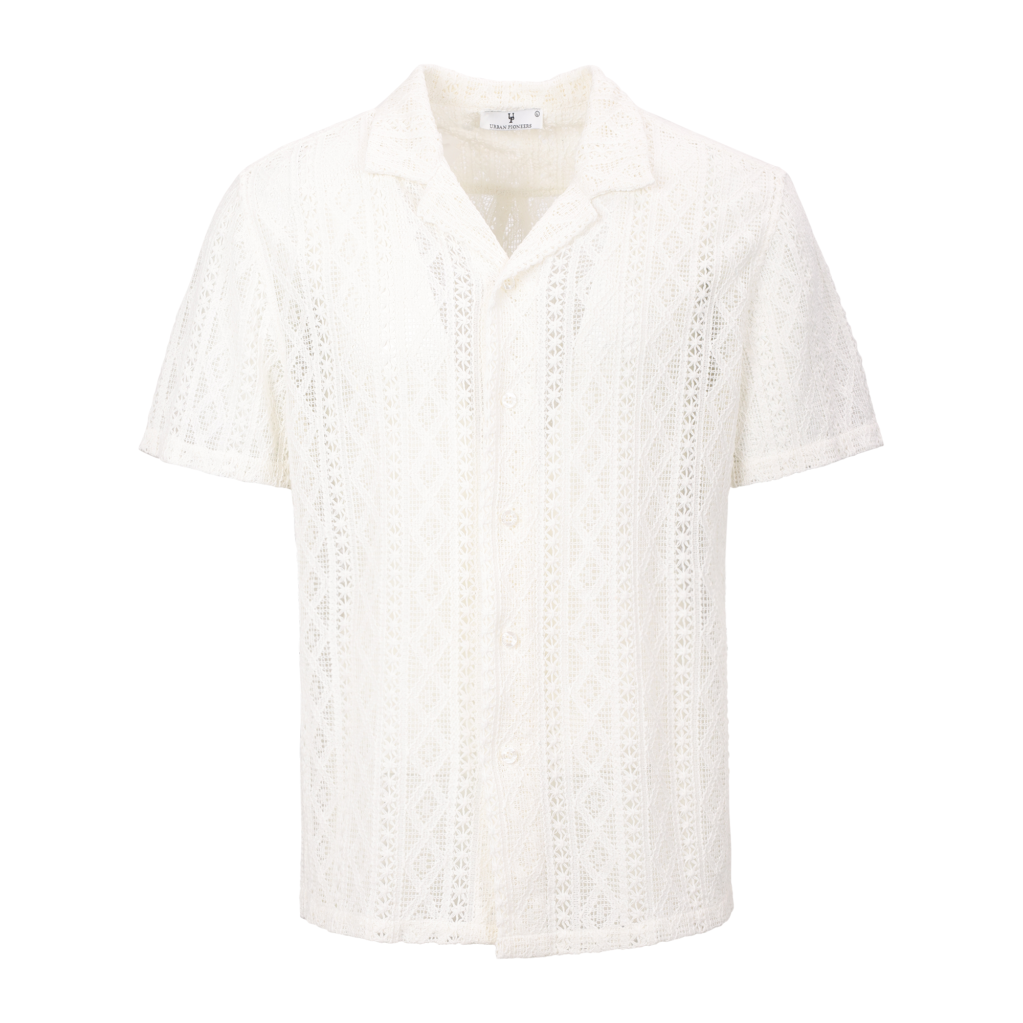 Urban Pioneers Male Valentino SS SHIRT WHITE