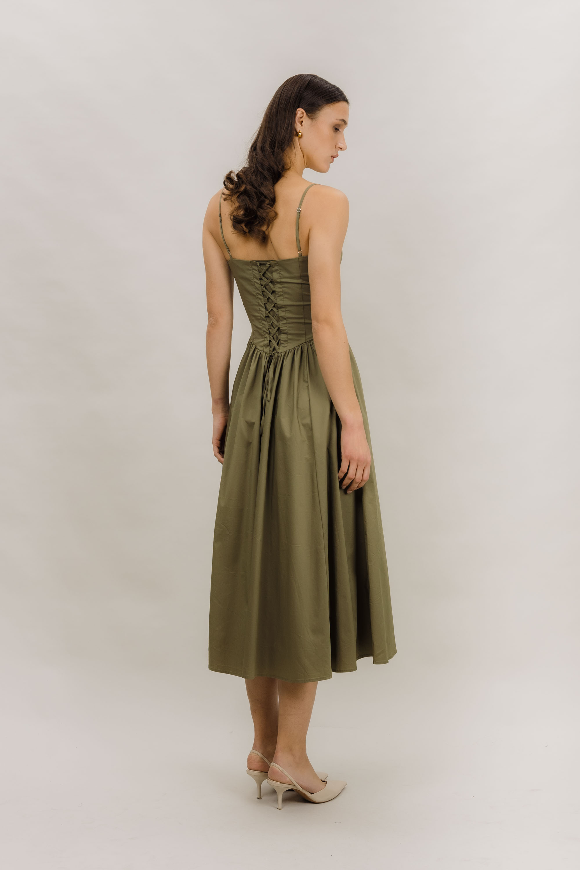 Urban Pioneers Female Vela Dress DRESS DEEP LICHEN